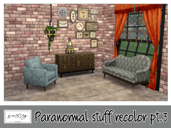 Sims 4 paranormal stuff recolor