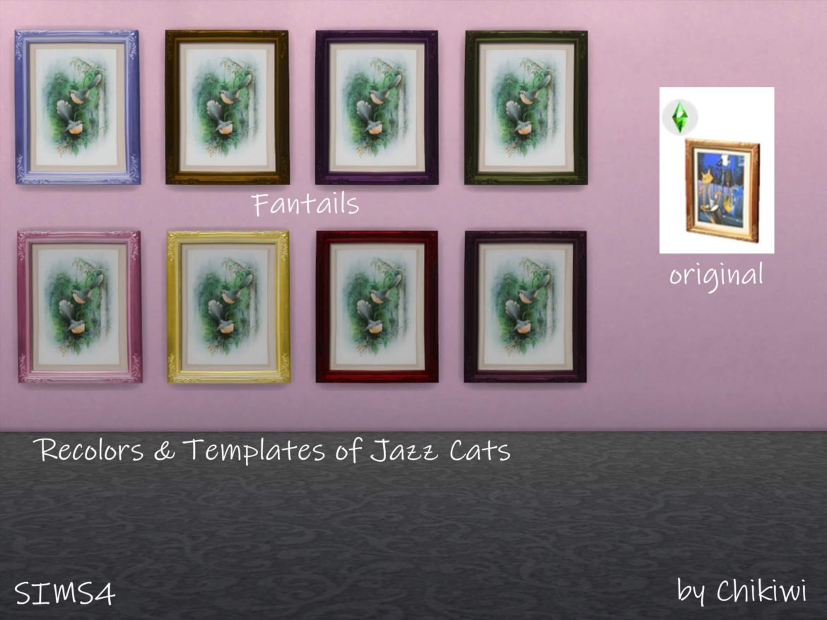 Picture Frame Recolors and Templates – Jazz Cats