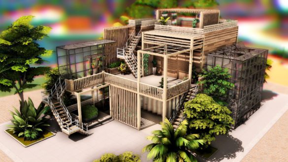 Sims 4 Plant Lover House by plumbobkingdom