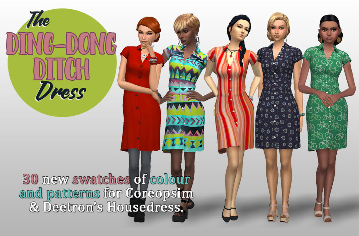 Sims 4 Quiddity Ding Dong Ditch Dress