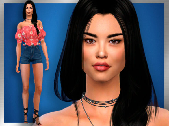 Sims 4 Reika Amane by DarkWave14 at TSR