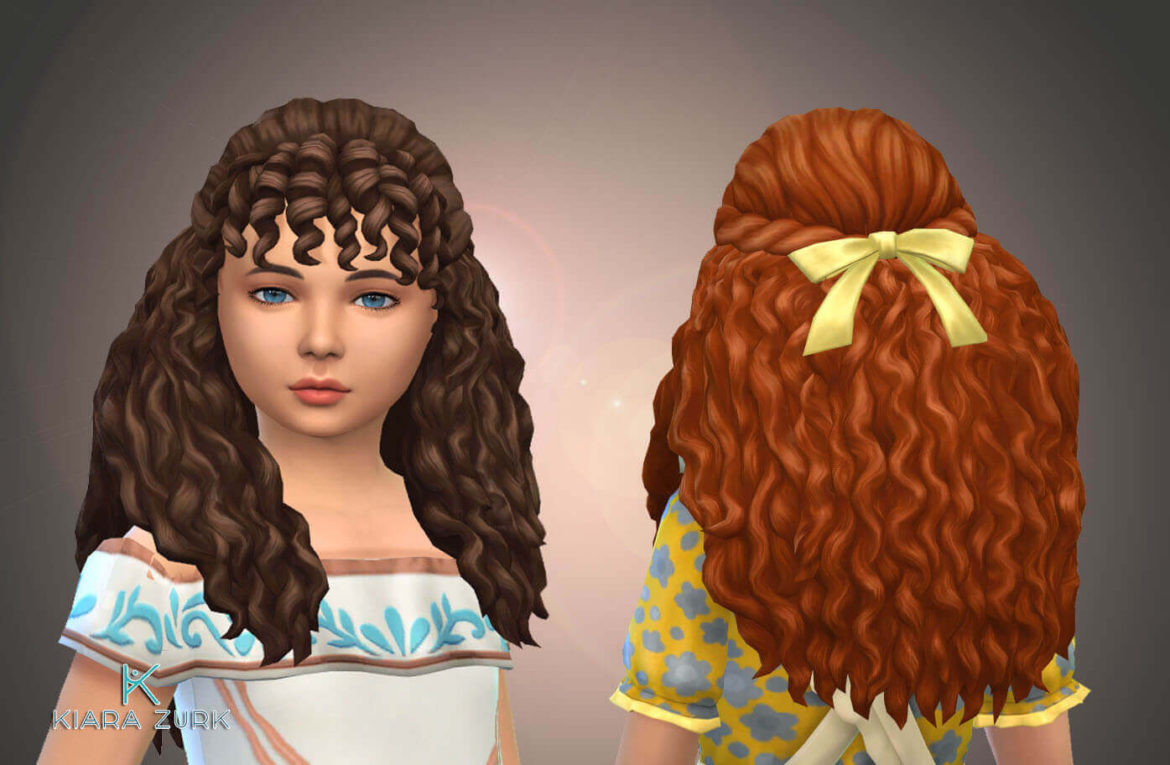 Sims 4 Rita Curls for Girls at My Stuff Origin