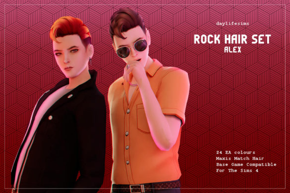 rock hair set alex hair inspired by alex turner
