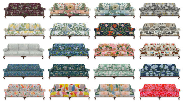 Sims 4 rpc 3 seater sofa