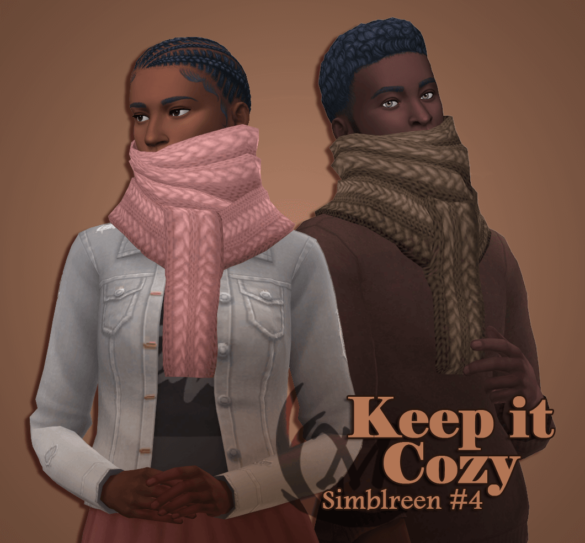 Sims 4 scarf from the Knifty Knitting sweater