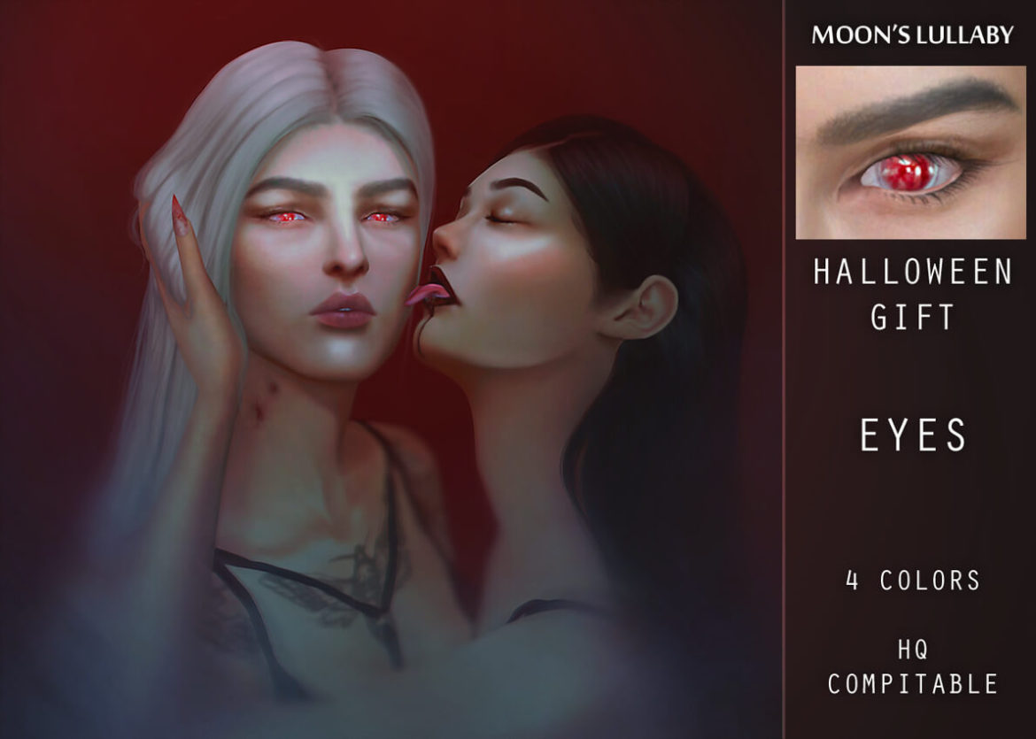 Sims 4 set of four pairs of eyes