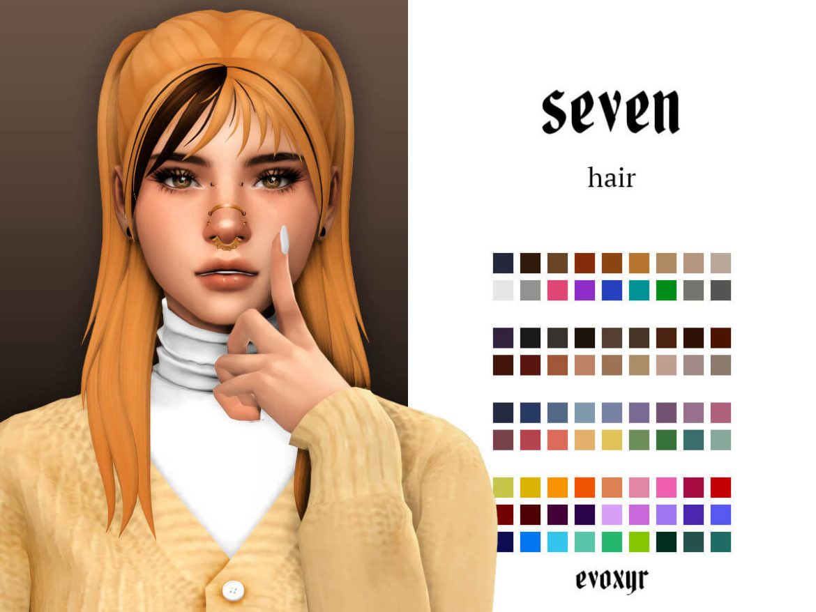 Sims 4 seven hair - Best Sims Mods