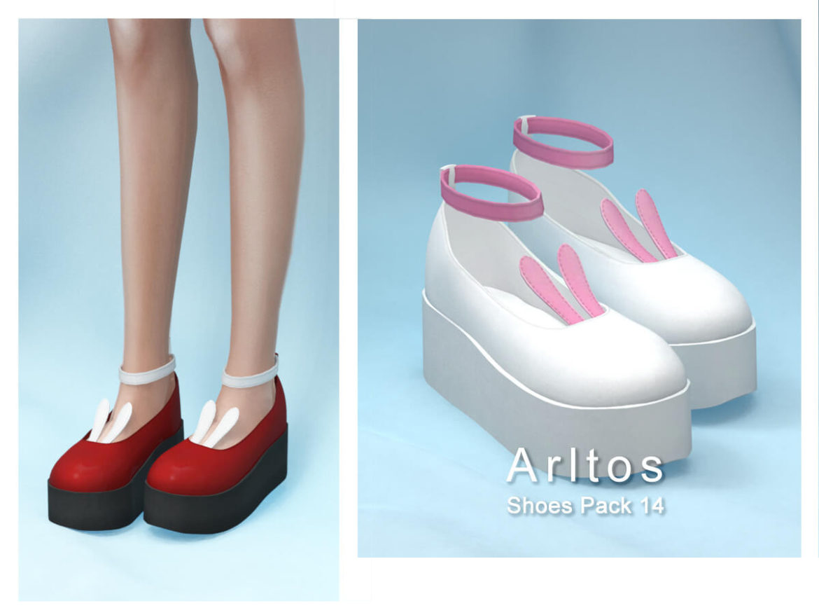 Sims 4 Shoes Pack 12-14 by Arltos