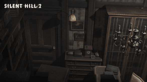 Sims 4 silent hill 2 born from a wish study room