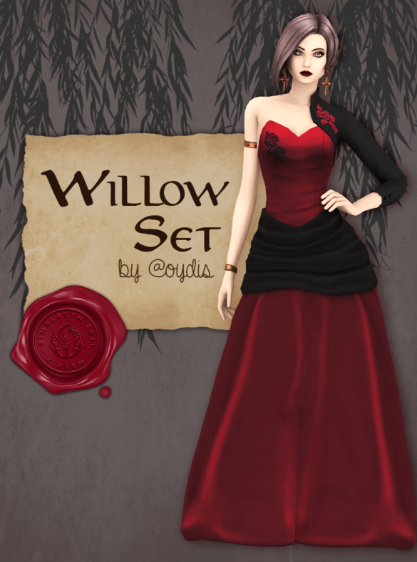 Sims 4 simblreen2021 willow set