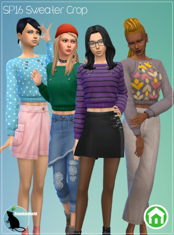 Sims 4 SP16 Sweater Crop at Standardheld