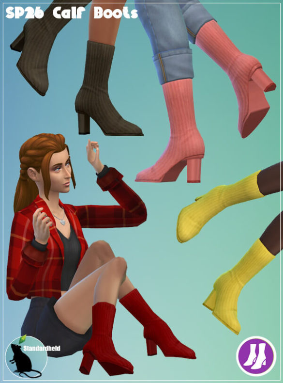 Sims 4 sp26 calf boots