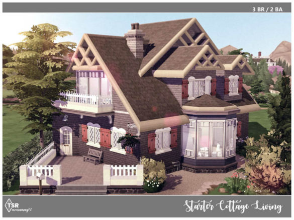 Sims 4 Starter Cottage Living by Moniamay72