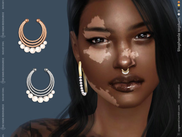 Sims 4 Stephenie septum by sugar owl