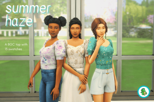 Sims 4 summer haze Cottage Living CAS items