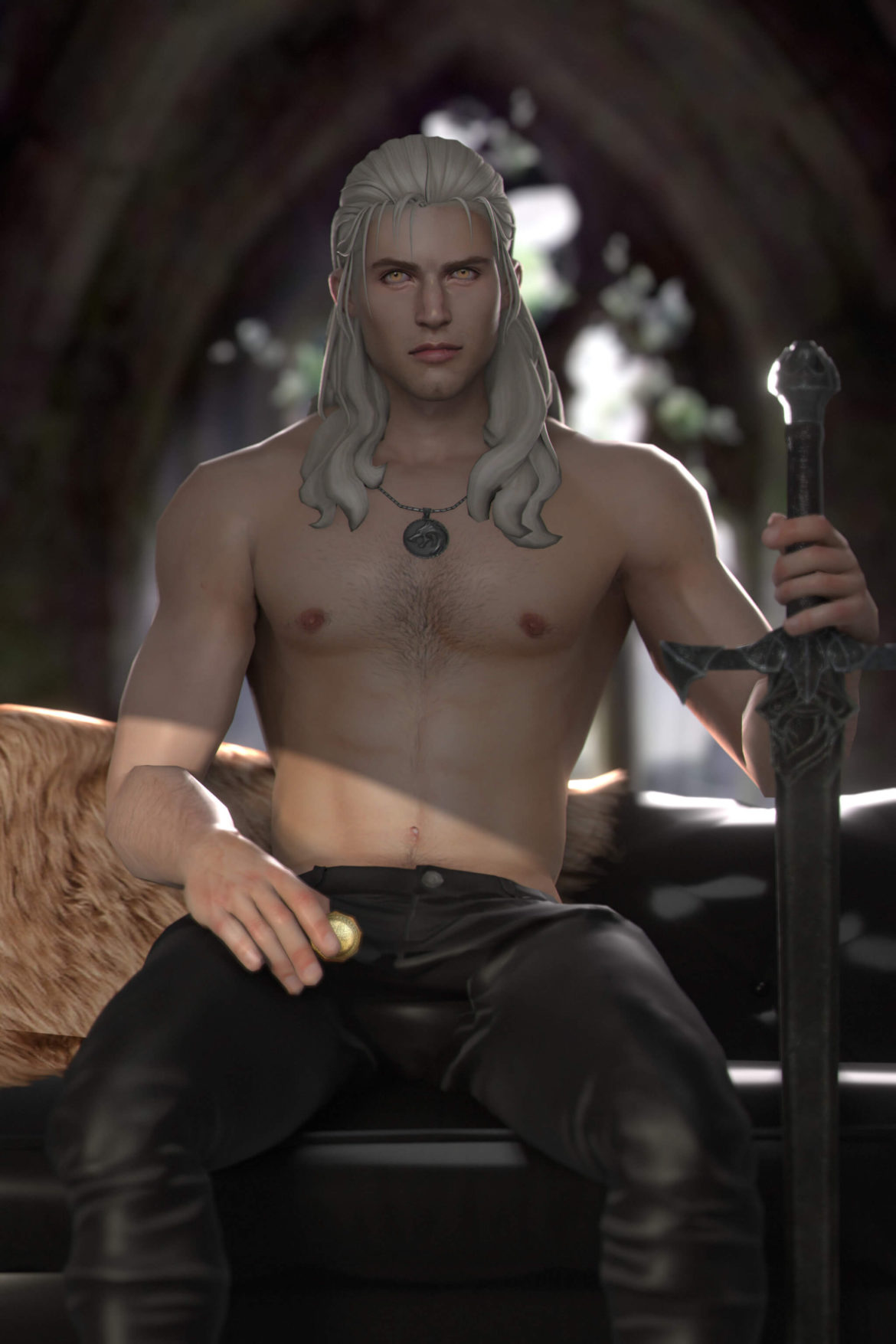 Sims 4 This Geralt of Rivia