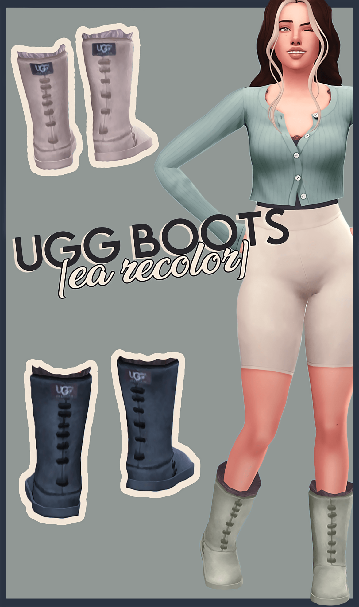 Sims 4 ugg boots