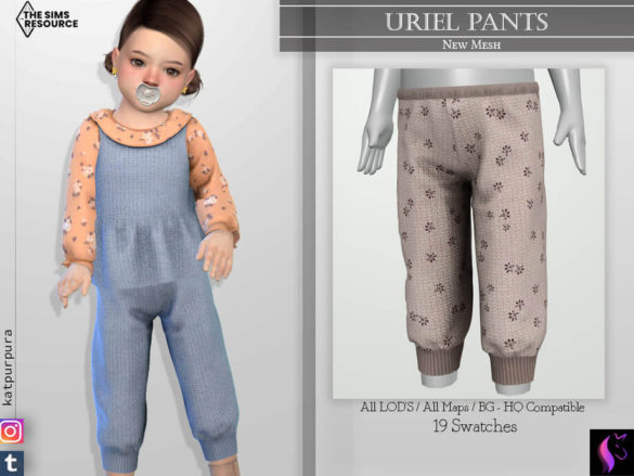 Sims 4 Uriel Pants by KaTPurpura