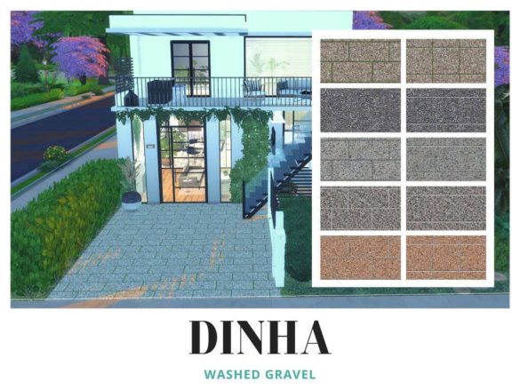 Washed Gravel Matching Floor Foundation