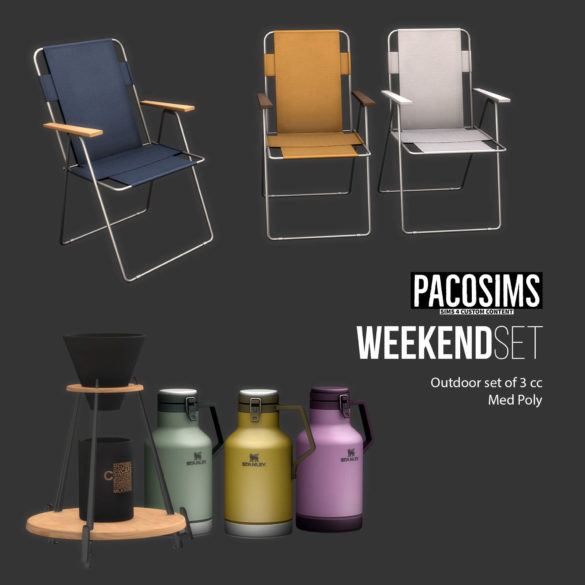 Sims 4 weekend set 3 parts 3 color