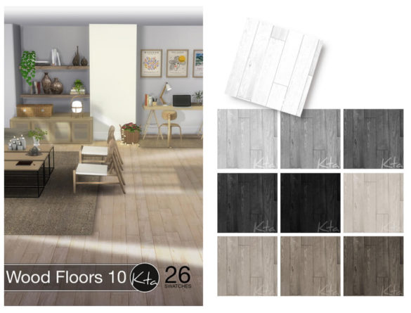 Sims 4 Wood Floors 10 at Ktasims