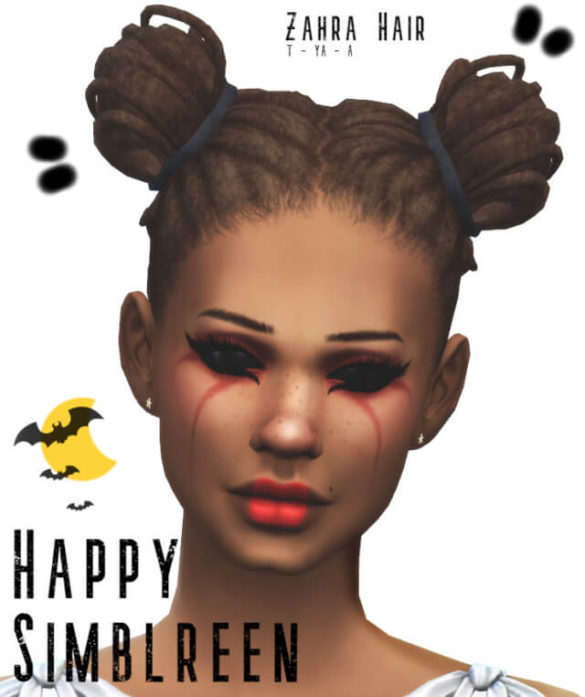 Sims 4 Zahra hair