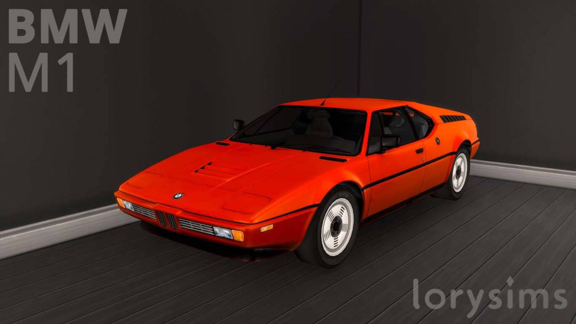 Sims 4 1978 BMW M1 at LorySims