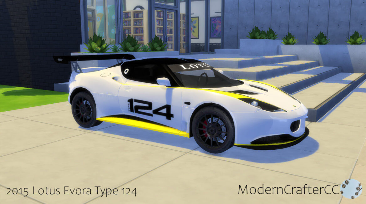 Sims 4 2015 Lotus Evora Type 124 at Modern Crafter CC