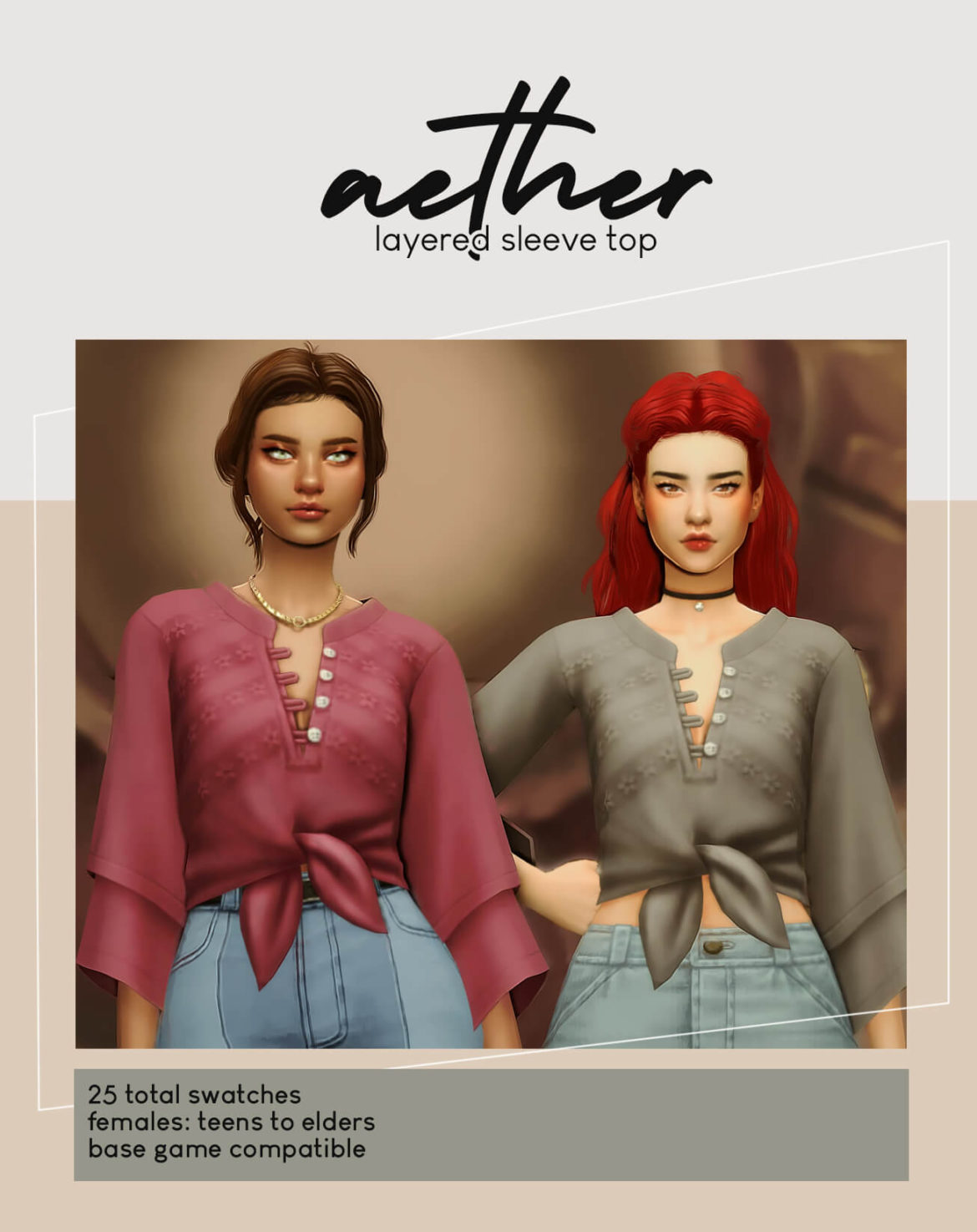 Sims 4 aether perfect for crisp spring days 25 total
