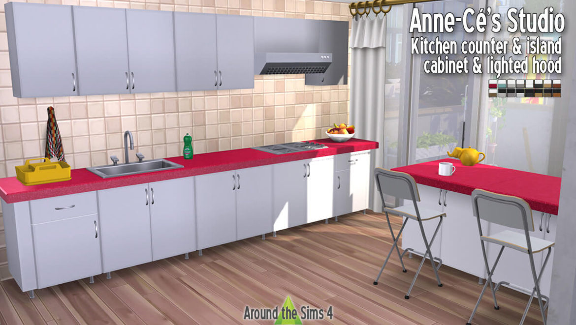 Sims 4 Anne-Cé’s kitchen at Around the Sims 4