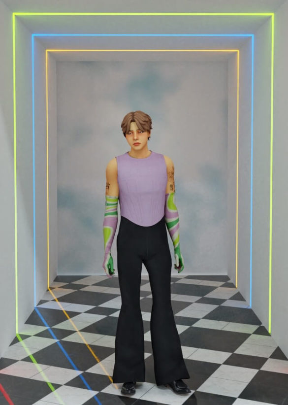 Sims 4 atlass ootd lookbook male