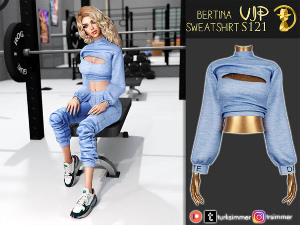 Sims 4 Bertina Sweatshirt S121 by turksimmer at TSR