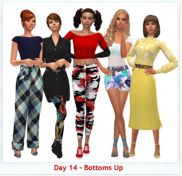 Sims 4 Bottoms Up Set At Sims4sue - Best Sims Mods