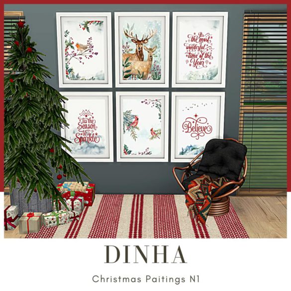 Christmas Paintings N1 & N2 at Dinha Gamer