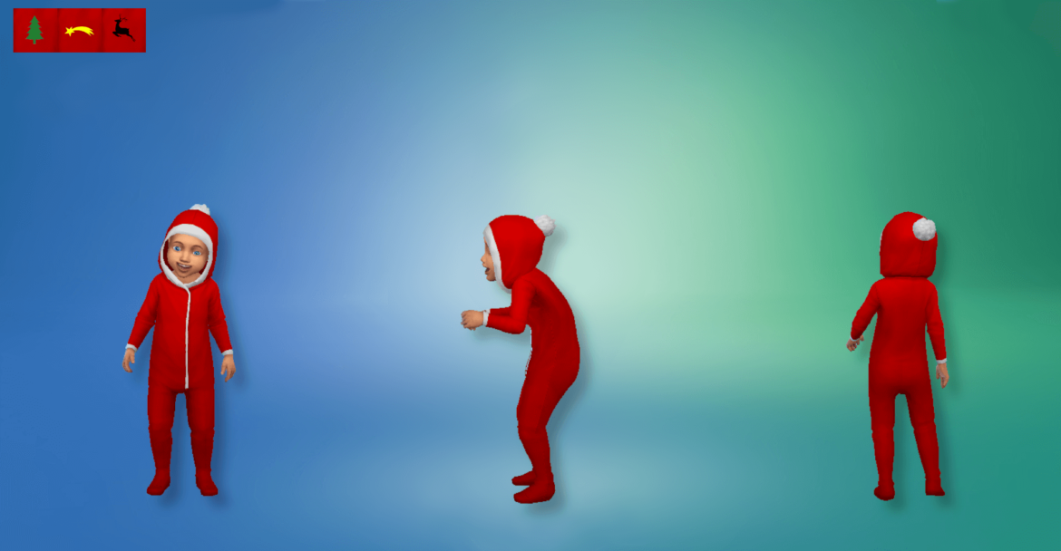 Sims 4 Christmas-Suit