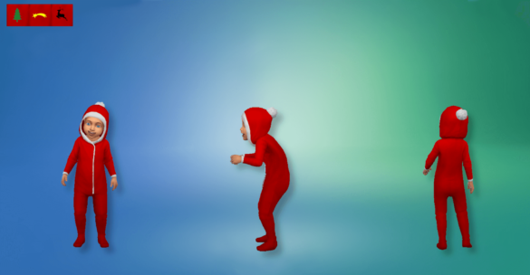 Sims 4 Christmas-Suit