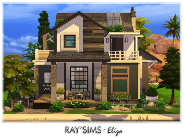 Sims 4 Eliza House by Ray_Sims at TSR
