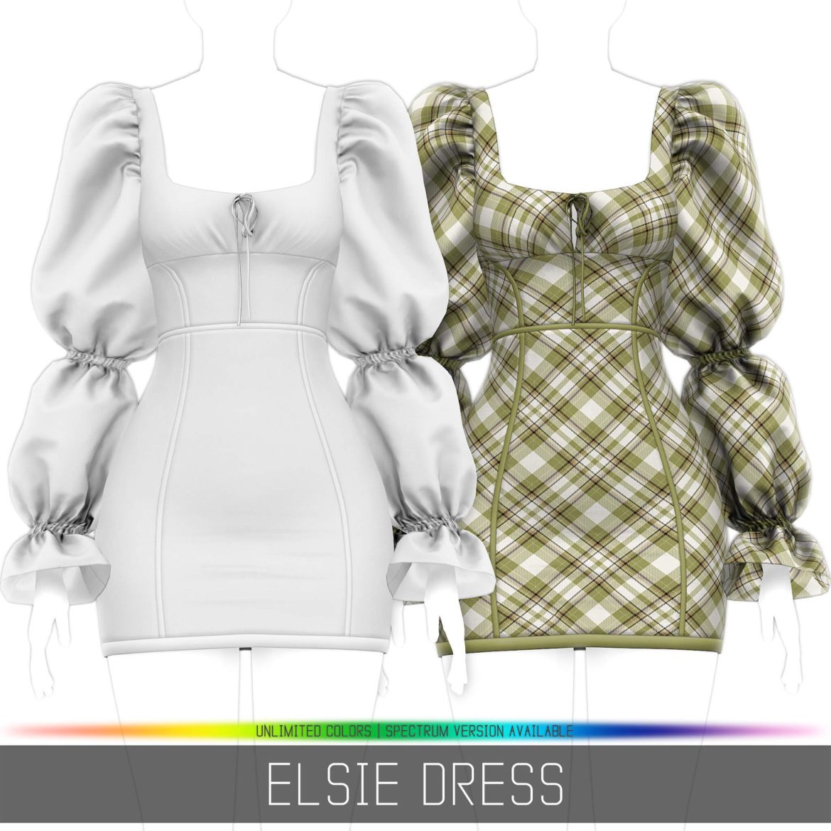 Sims 4 ELSIE DRESS at Simpliciaty
