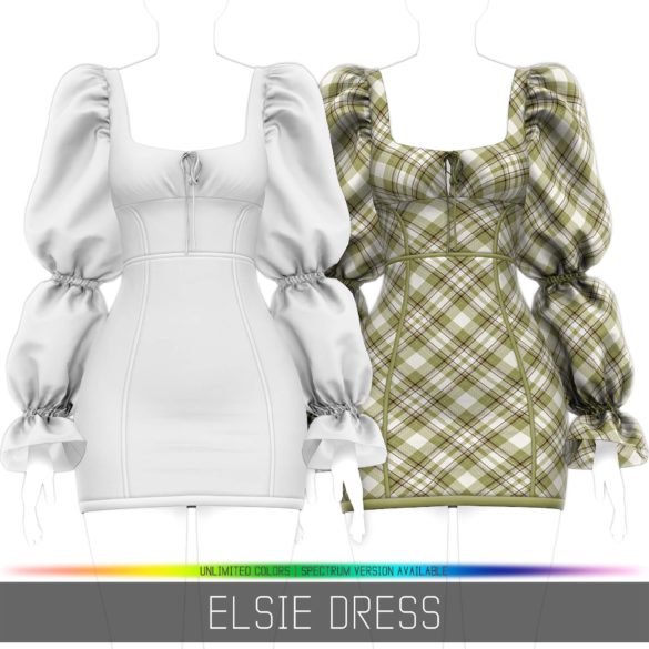 Sims 4 ELSIE DRESS at Simpliciaty