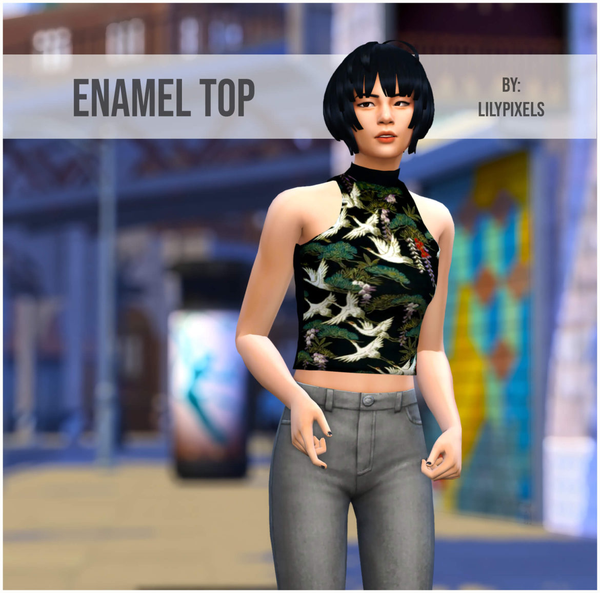 Sims 4 enamel top