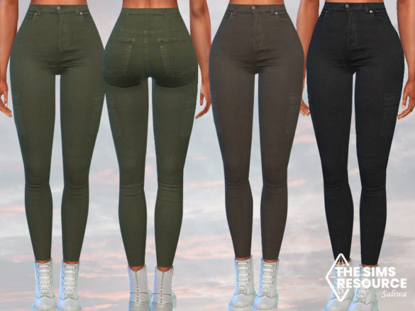Sims 4 Female Bermuda Pants by Saliwa at TSR