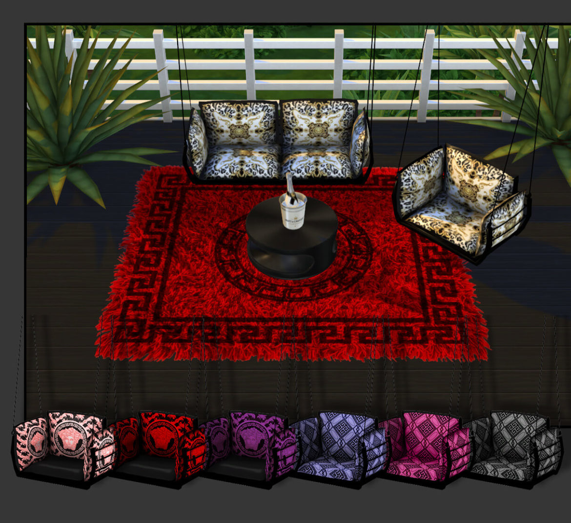 Sims 4 fusionstyle by sviatlana anging chair 22