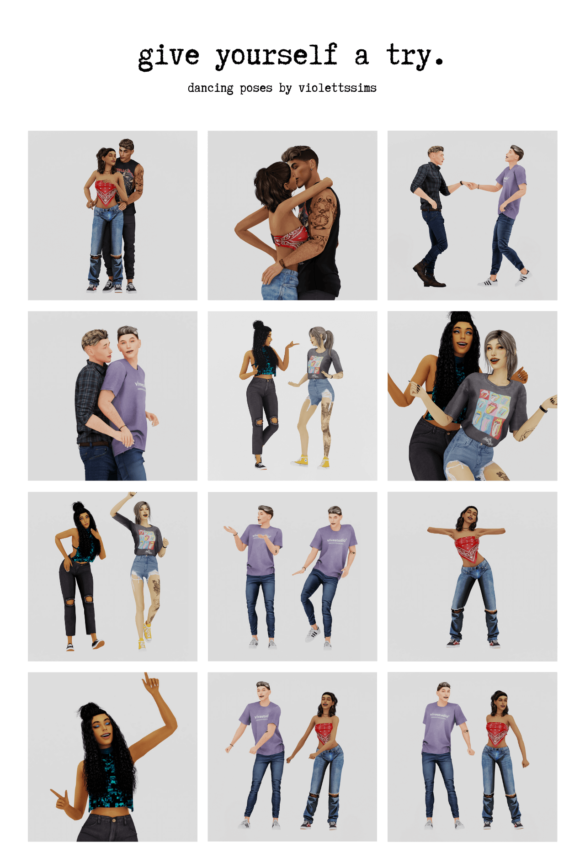 Sims 4 goofy dancing poses for you sims