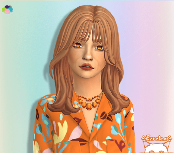 Sims 4 hair recolorkeigochuyessi hair elder berries