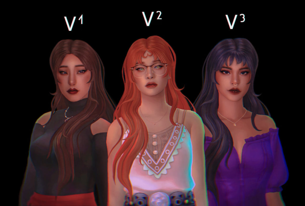 Sims 4 Hnng flowy hair at Simandy