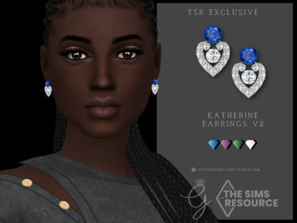 Katherine Earrings V2 by Glitterberryfly