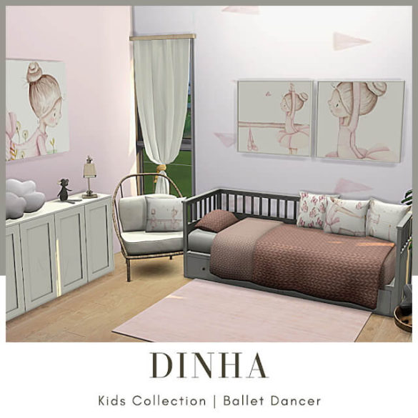 Sims 4 Kids Collection: Ballet Dancer at Dinha Gamer