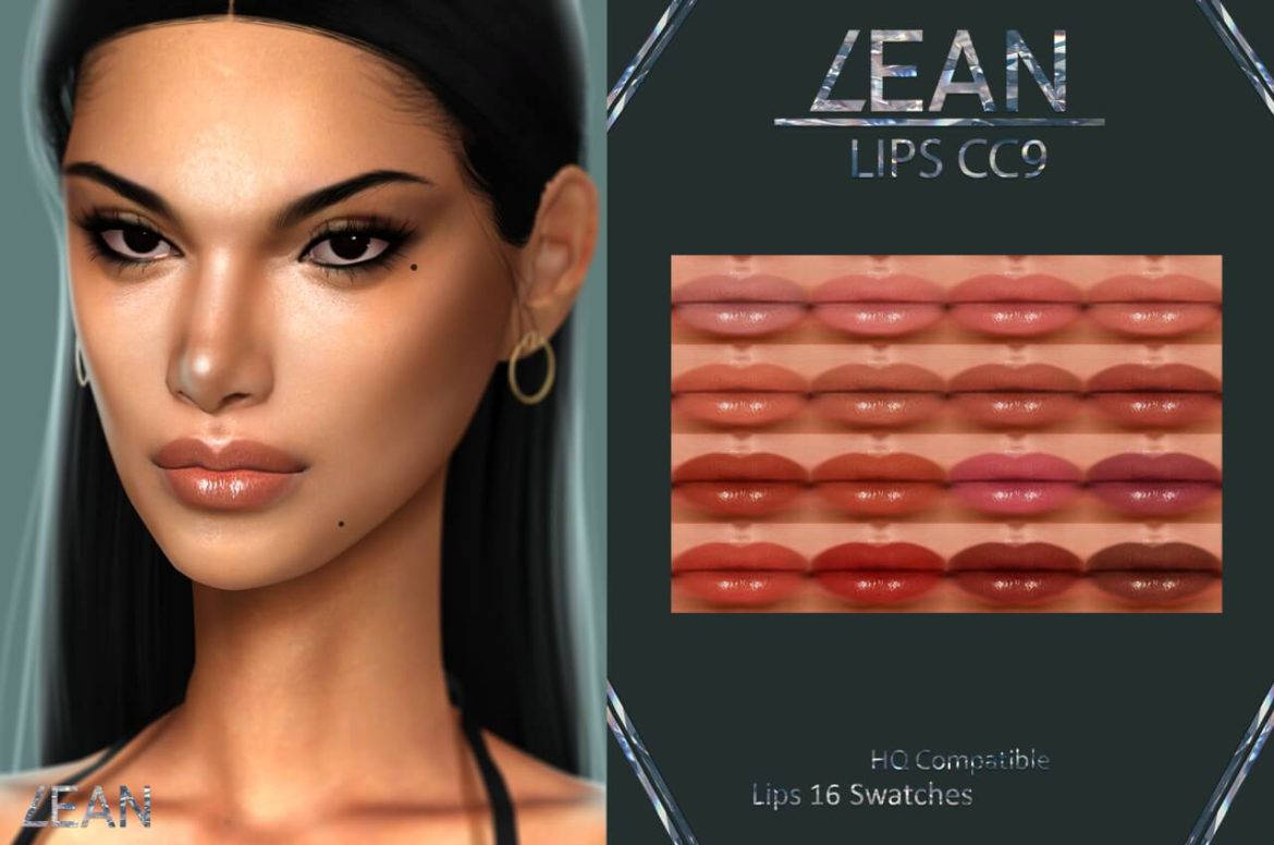 Sims 4 LIPS CC9 at LEAN