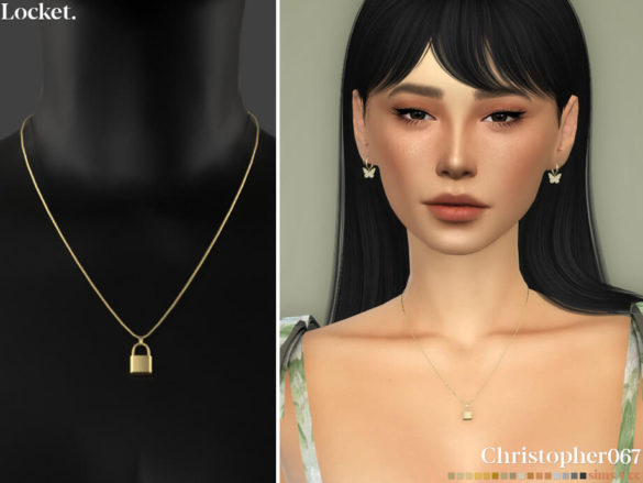 Sims 4 Locket Necklace by christopher067