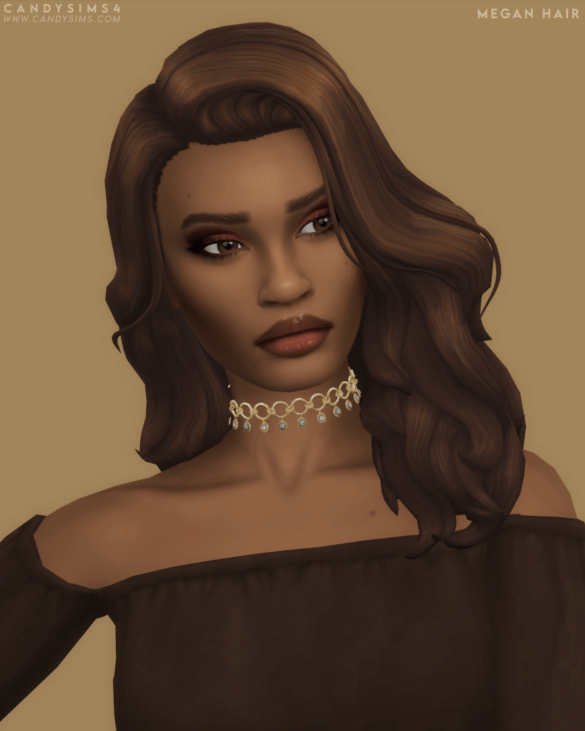 Sims 4 megan hair a very classier and beautiful hair
